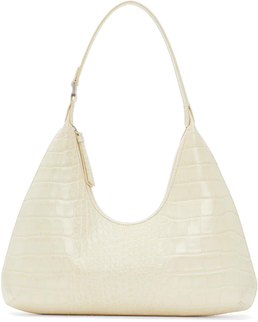 BY FAR Amber Shoulder Bag in Natural | Lyst