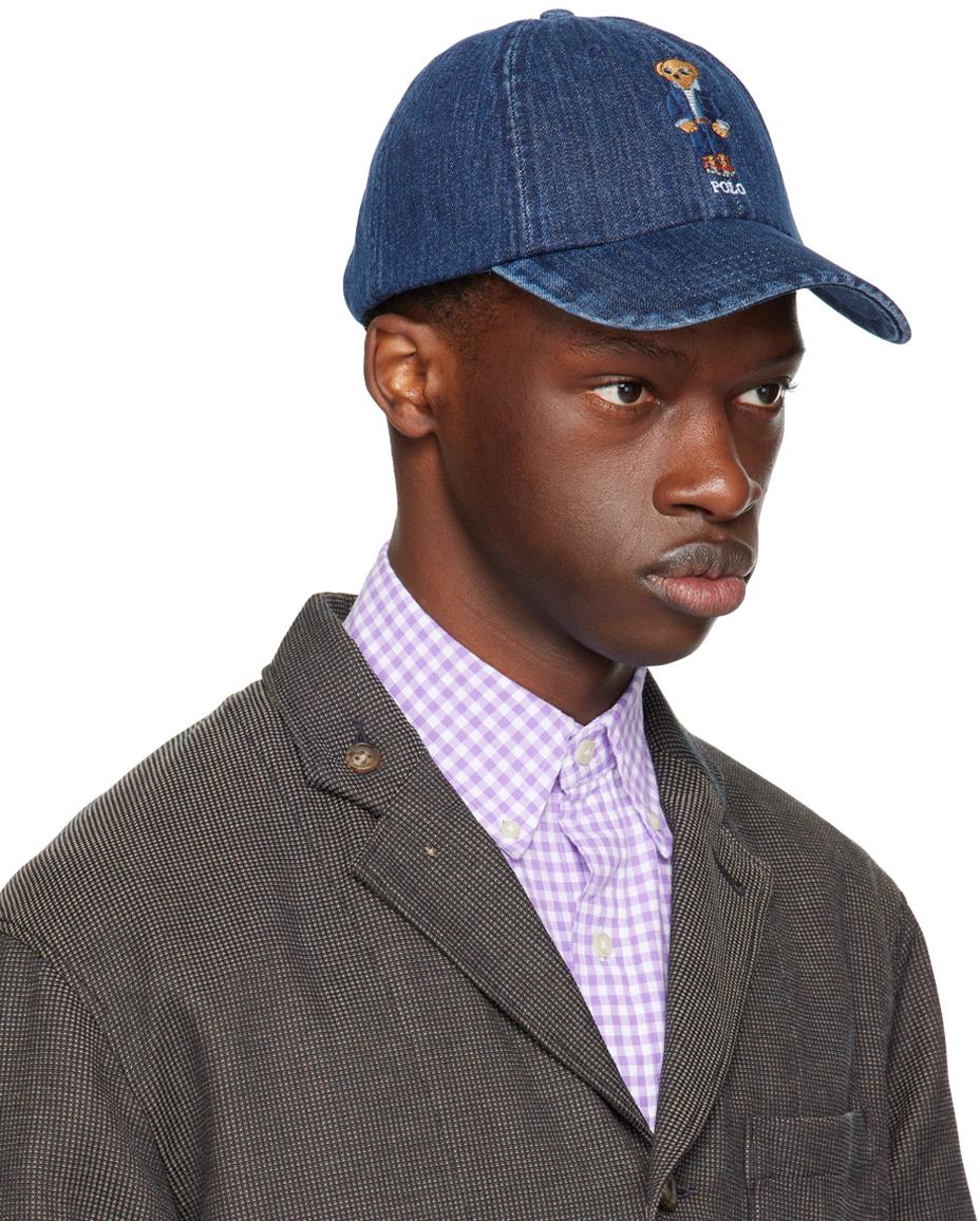 Polo Ralph Lauren Polo Bear Denim Ball Cap in Blue for Men Lyst UK