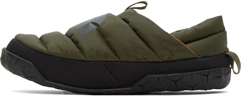 The North Face Khaki Nuptse Mules in Black for Men Lyst
