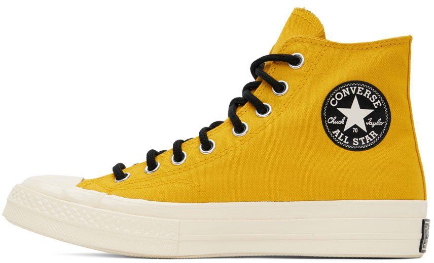 Converse Yellow Chuck 70 Gtx Hi Sneakers in Black for Men | Lyst