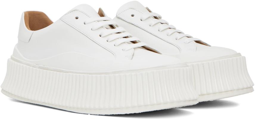 Jil Sander レディース ブラック ホワイト プラットフォーム Jil Sander レディース ブラック ホワイト プラットフォーム