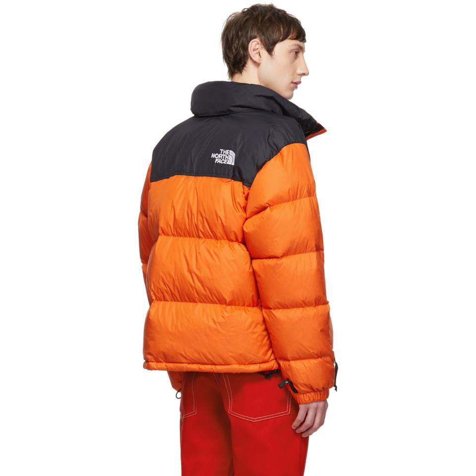 The North Face Orange Down 1996 Retro Nuptse Jacket for Men | Lyst UK