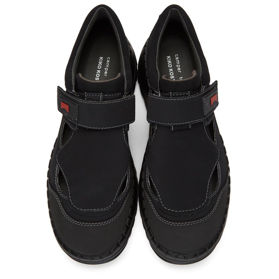 Kiko Kostadinov Black Camper Edition Teix Strap Sneakers for Men - Lyst