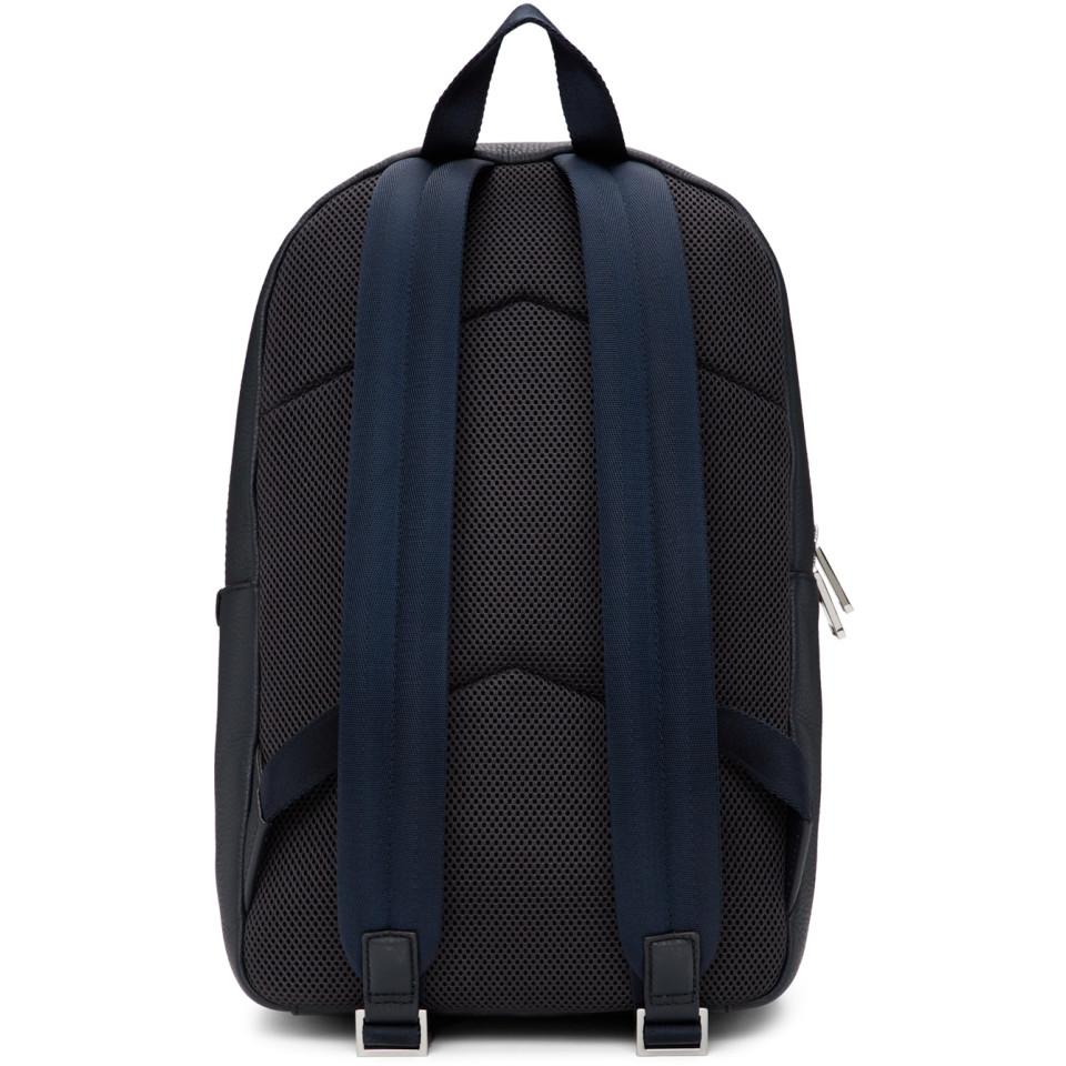 BOSS by HUGO BOSS Leather Navy 