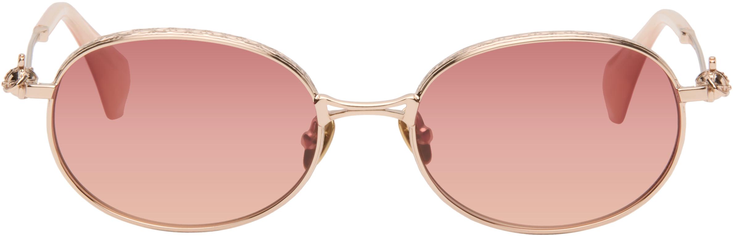 メンズ Vivienne Westwood ゴールド Vanguard サングラス ブラック | Lyst