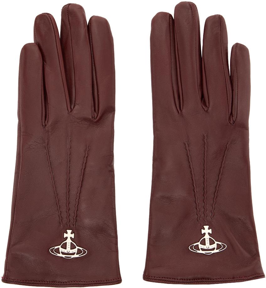 Bally fair isle-knit fringed gloves - Purple