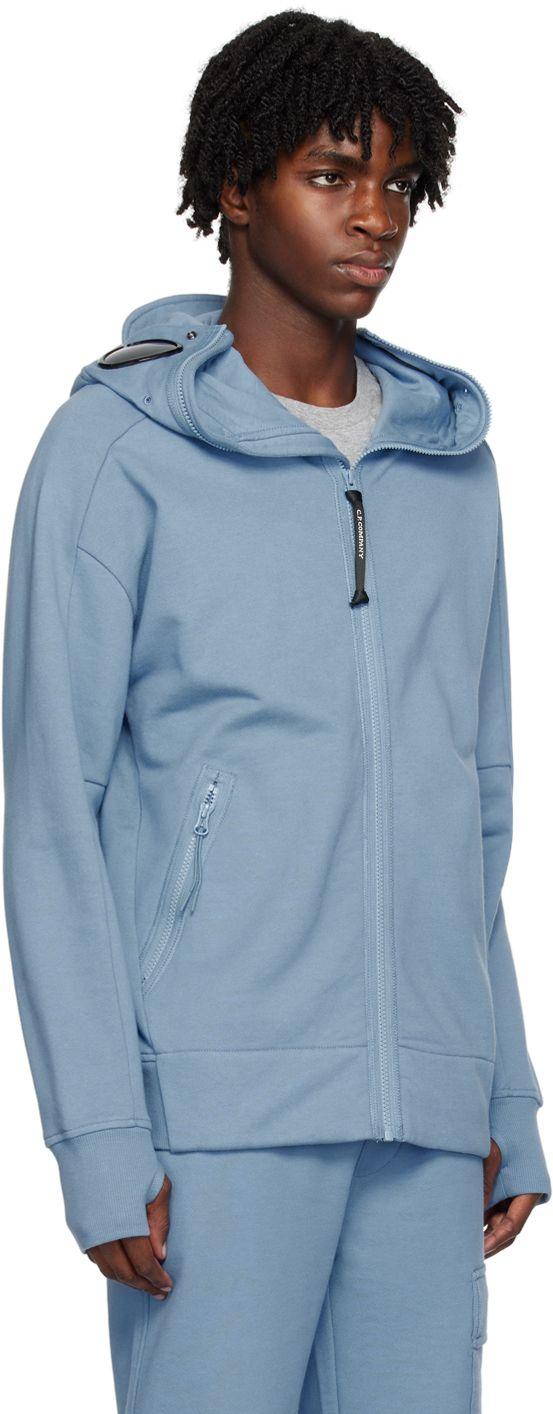 C.P. Company C.p. Company Blue goggle Hoodie for Men Lyst