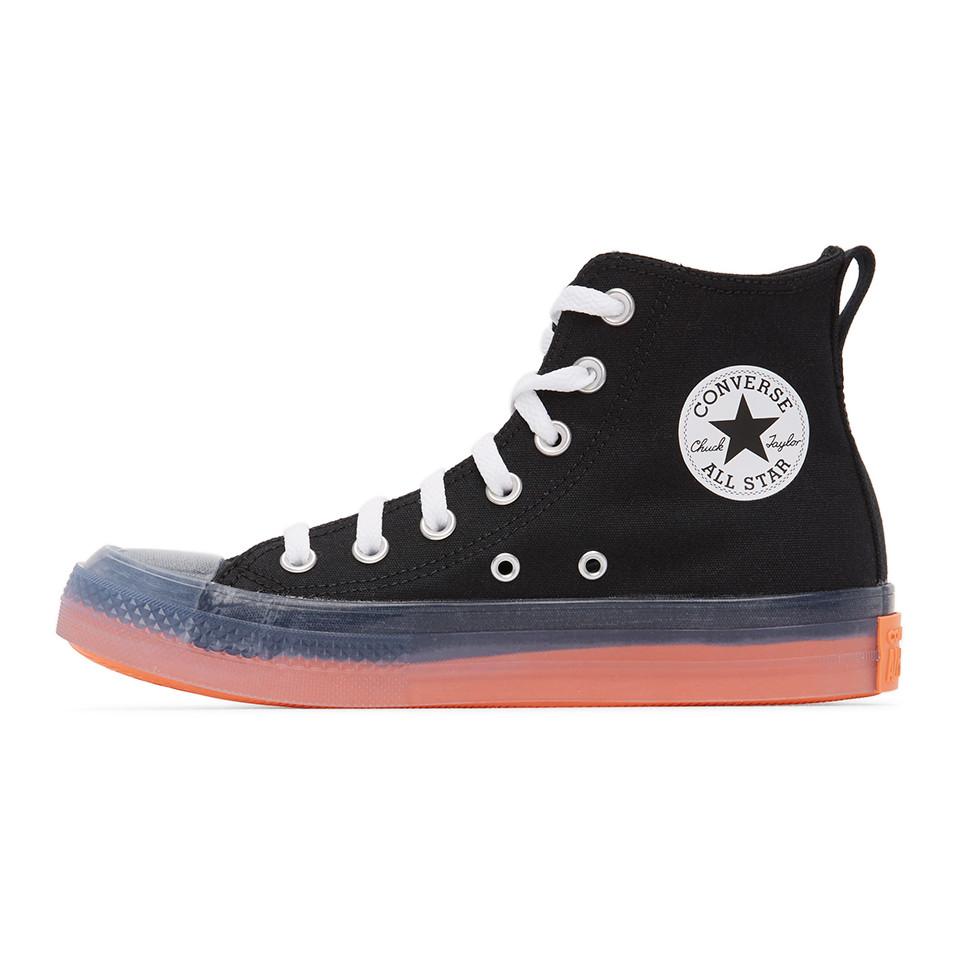 Converse Canvas Black And Pink Chuck Taylor All Star Sneakers for Men ...