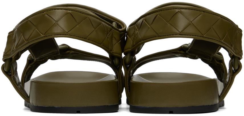 BOTTEGA VENETA メンズカーキサンダル BOTTEGA VENETA ボッテガヴェネタ イントレチャート サンダル 未