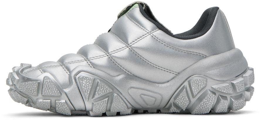 Silver chunky sneakers best sale