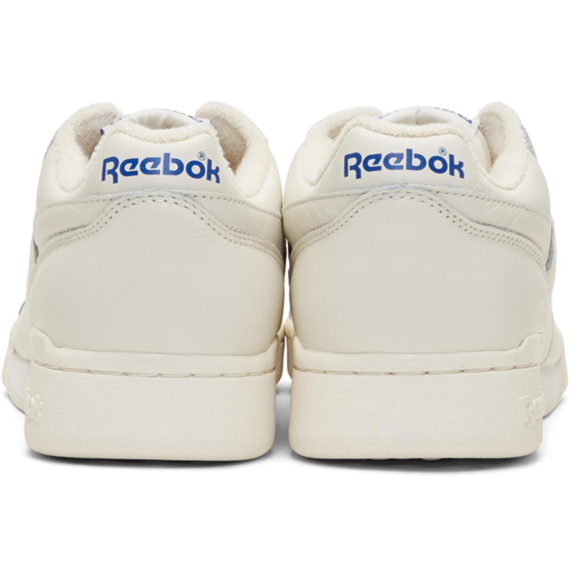 Reebok Leather Off-white Workout Plus Vintage Sneakers for Men - Lyst
