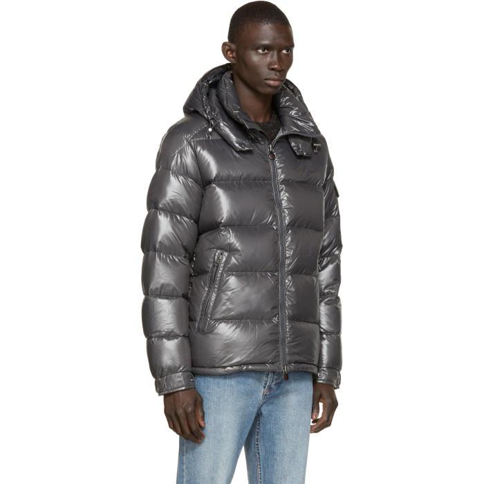 Lyst - Moncler Quilted Down Maya Jacket in Gray for Men