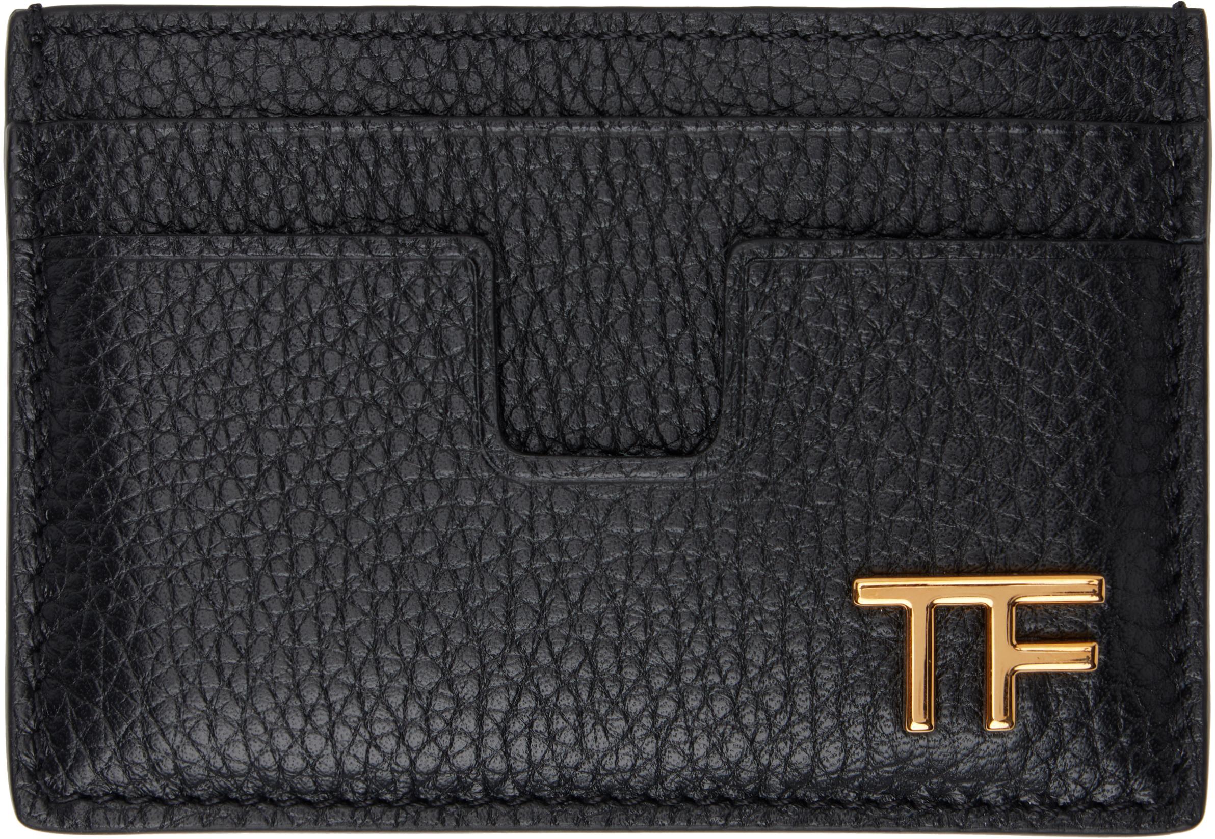 TOM FORD ブラック レザー 名刺入れ