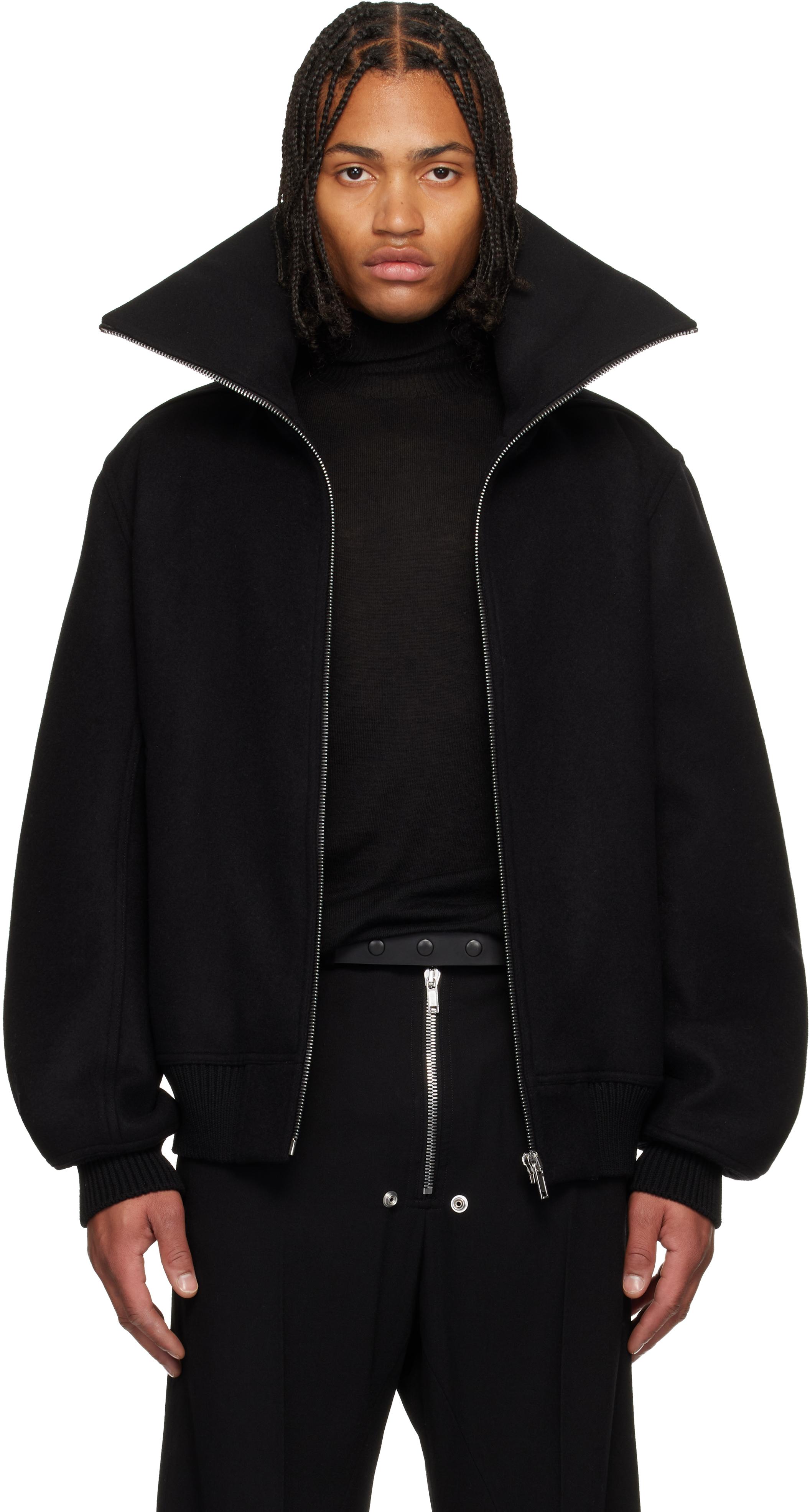 Rick Owens Concordians Blixa Dracucollar Jacket in Black for Men 
