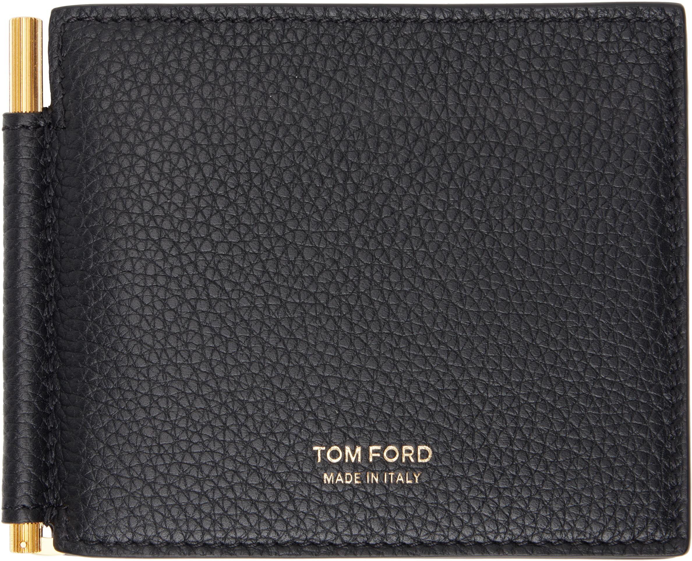 TOM FORD マネークリップ 黒 レザー