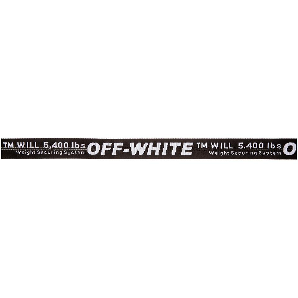 Off-White c/o Virgil Abloh Ssense Exclusive Black Workout Sport Industrial  Belt | Lyst