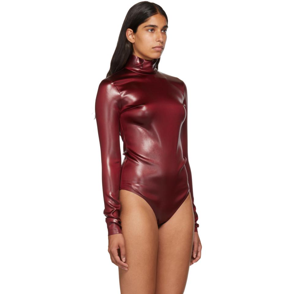 Givenchy Burgundy Faux-leather ...