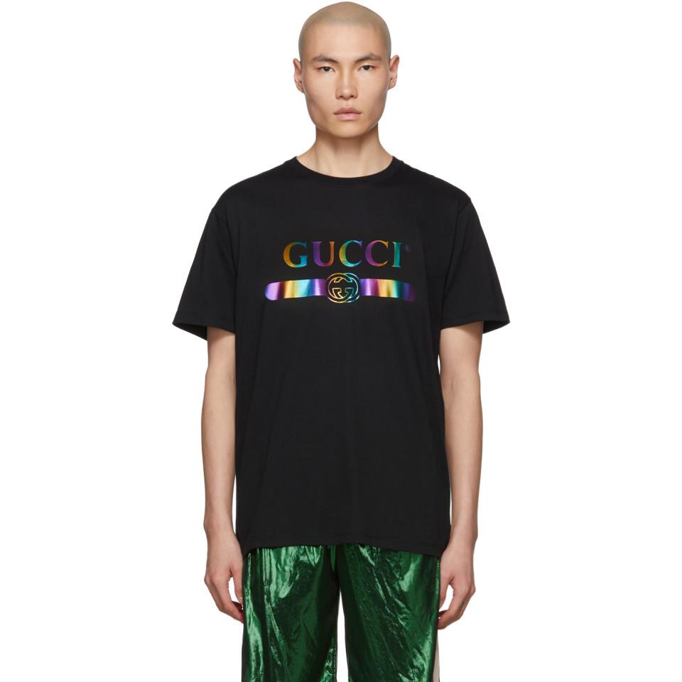 gucci holographic tee