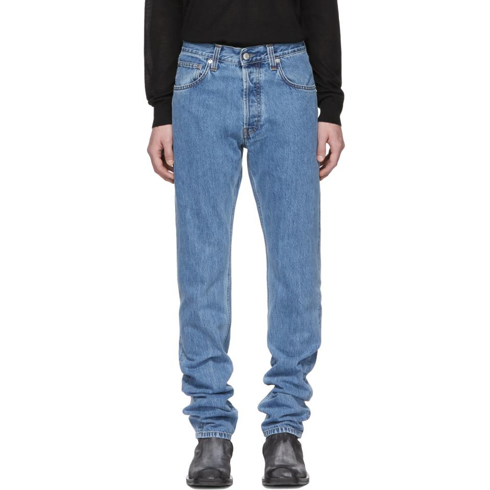 helmut lang straight leg jeans