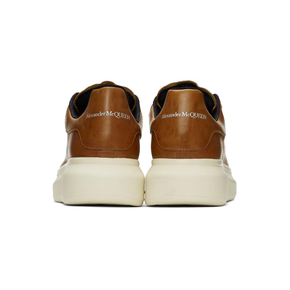 Alexander McQueen Brown Fashion Sneakers for Men