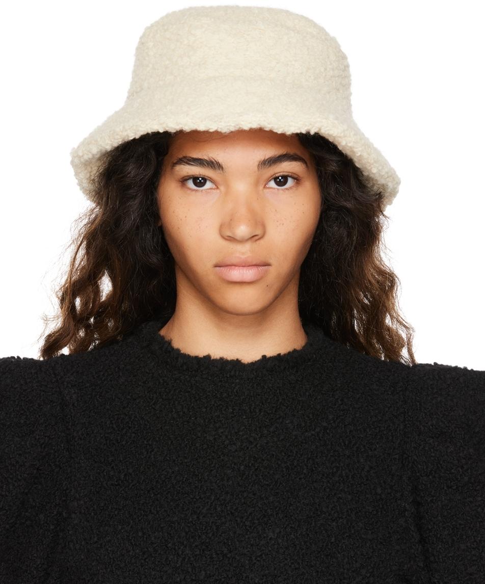 Isabel Marant Wool Off- Denji Bucket Hat in Black | Lyst Canada