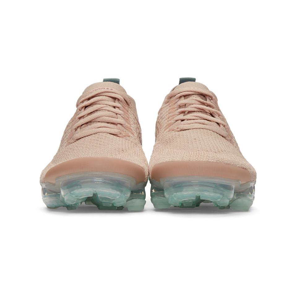 Nike Pink And Blue Air Vapormax Flyknit 2 Sneakers in Natural | Lyst