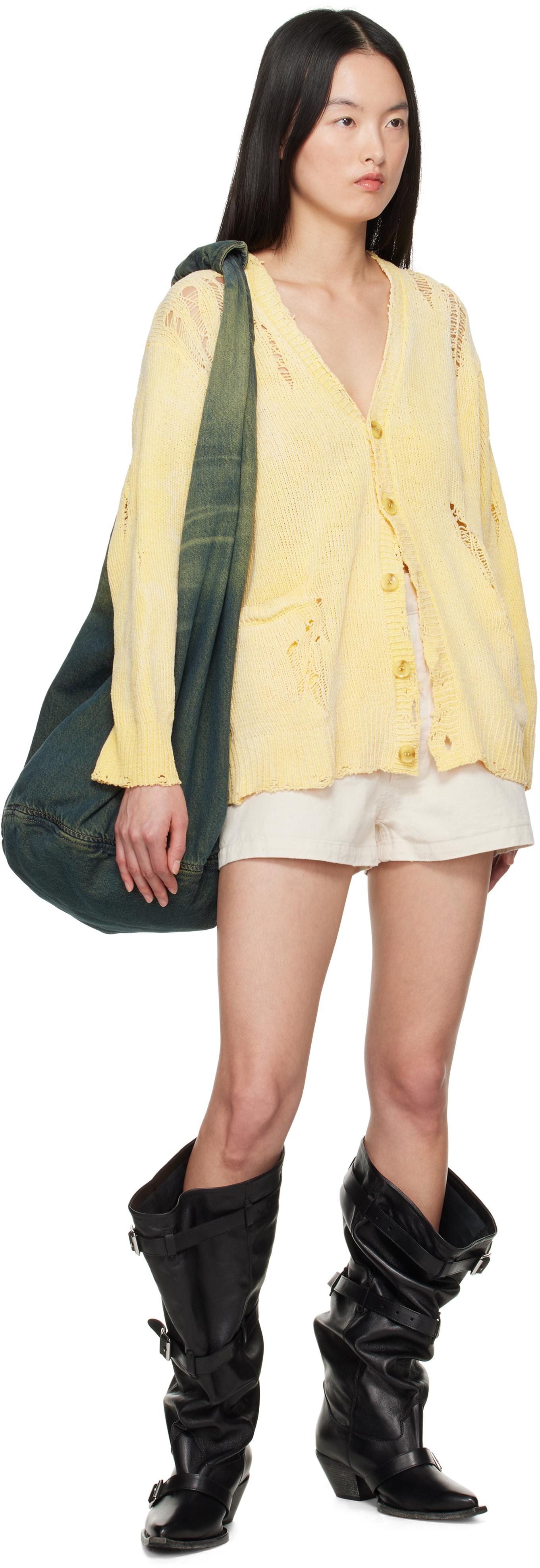 【関税込み】R13 オフホワイト Lace Back Sailor ショートパンツ LACE BACK SAILOR SHORT - NATURAL SLUBBY TWILL - R13