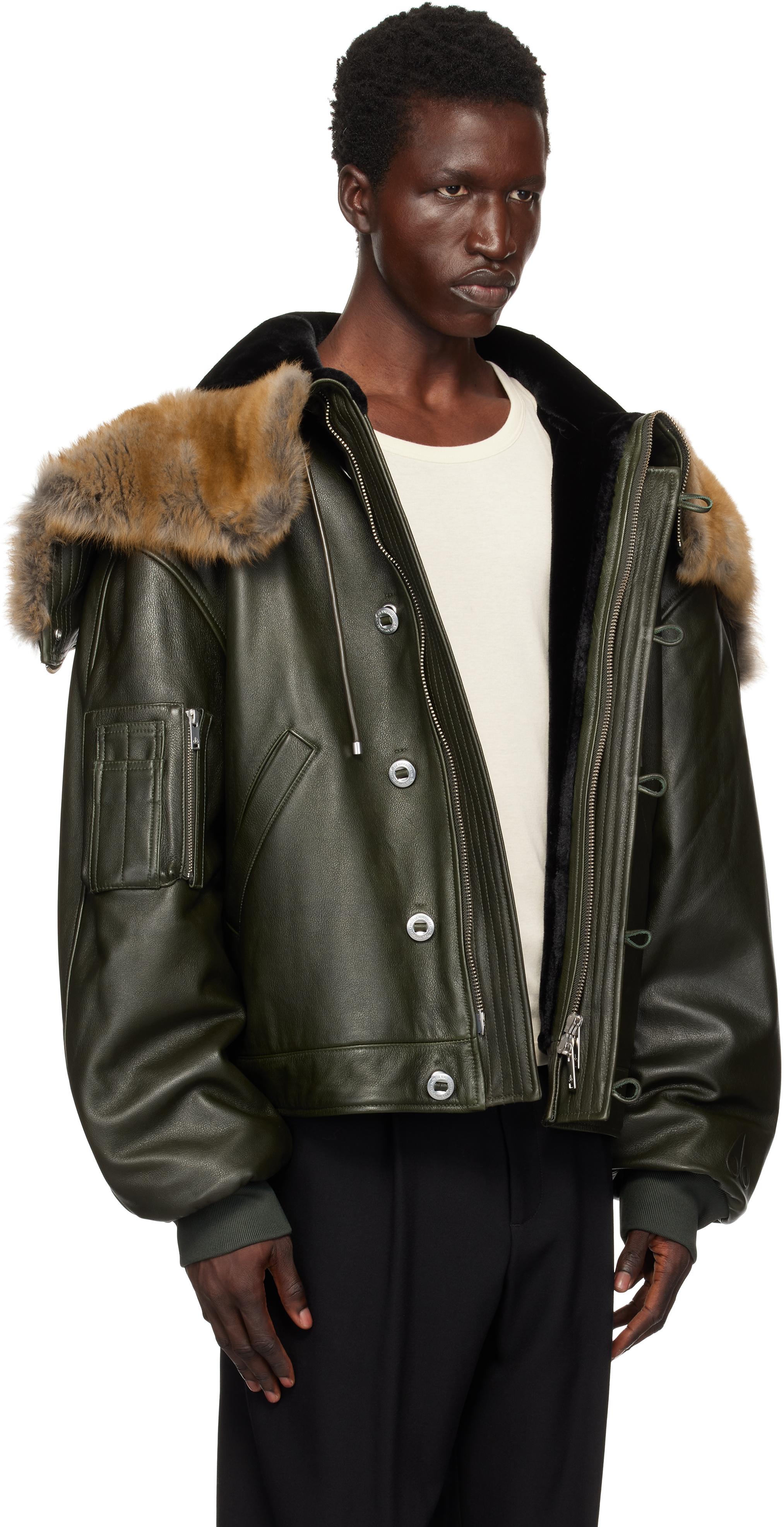 Moose knuckles leather jacket deals