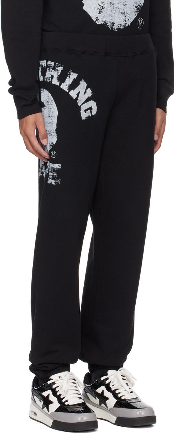 A Bathing Ape Big College Sweatpants in Black for Men Lyst UK