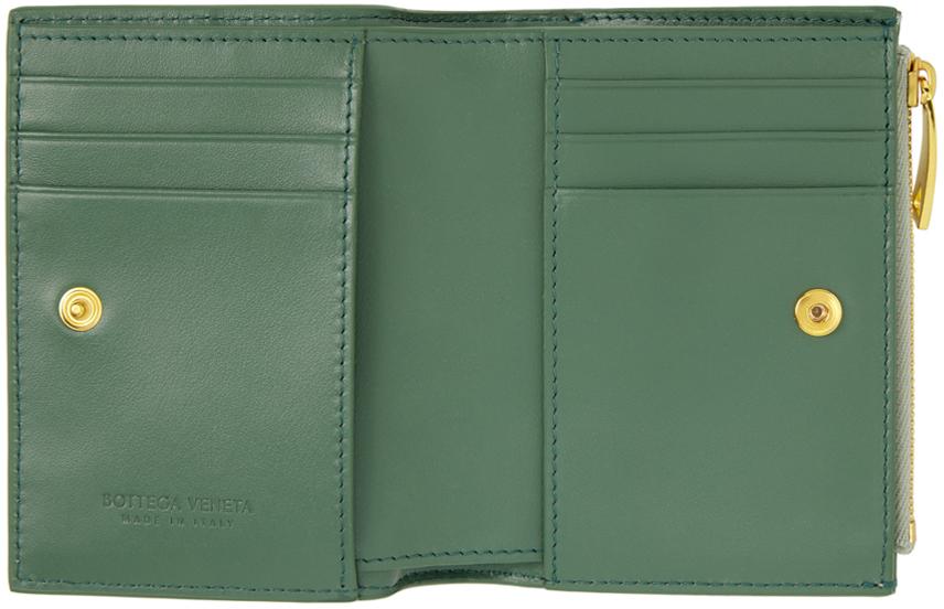 Bottega Veneta 二つ折り財布 グリーン BOTTEGA VENETA グリーン 二つ折り財布