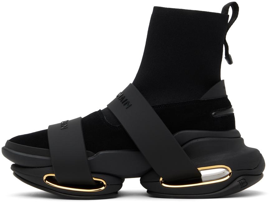 メンズ Balmain B-bold スニーカー ブラック | Lyst