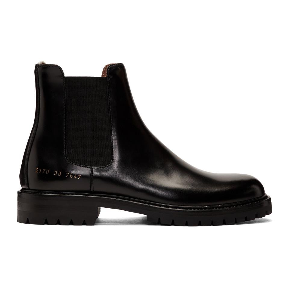 common projects lugged chelsea boot