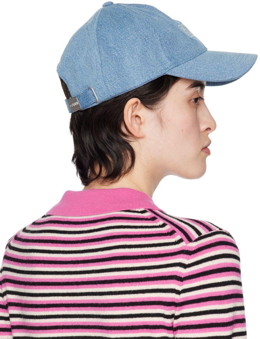 ganni-630-Denim-Blue-Denim-Cap