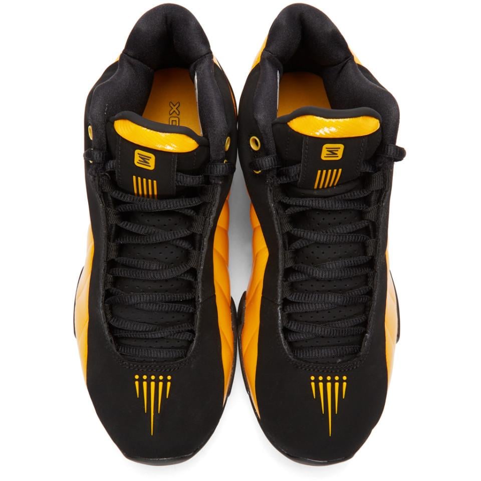 Nike Black And Yellow Shox Bb4 Sneakers for Men - Lyst