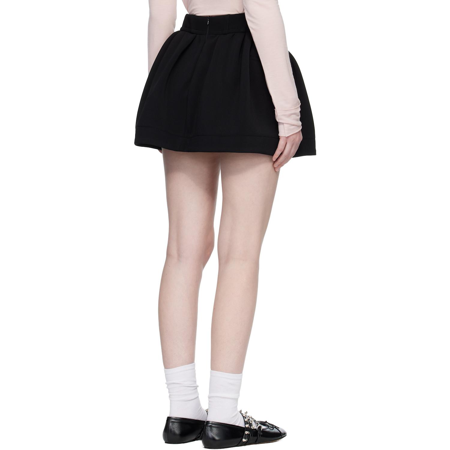 OPEN YY Wire Miniskirt in Black | Lyst