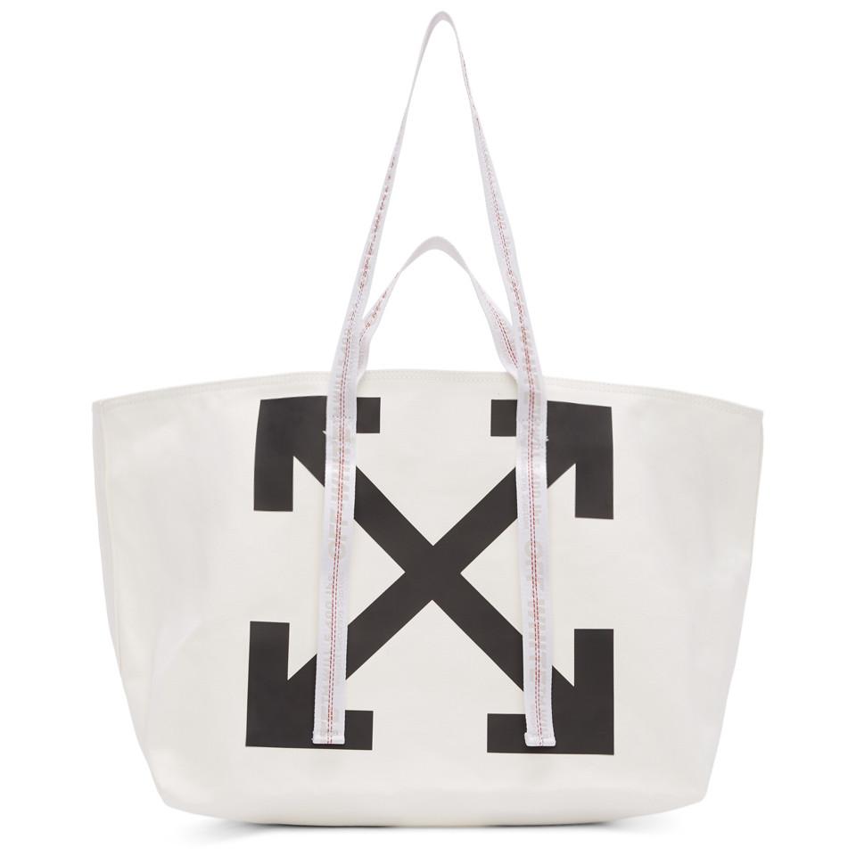 Off-White c/o Virgil Abloh Transparent Pvc Tote Bag