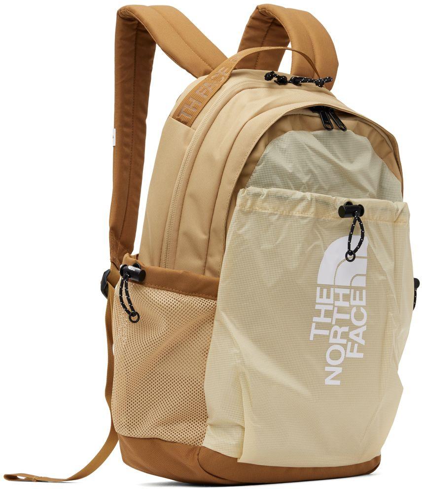The North Face Beige Bozer Backpack in Natural | Lyst