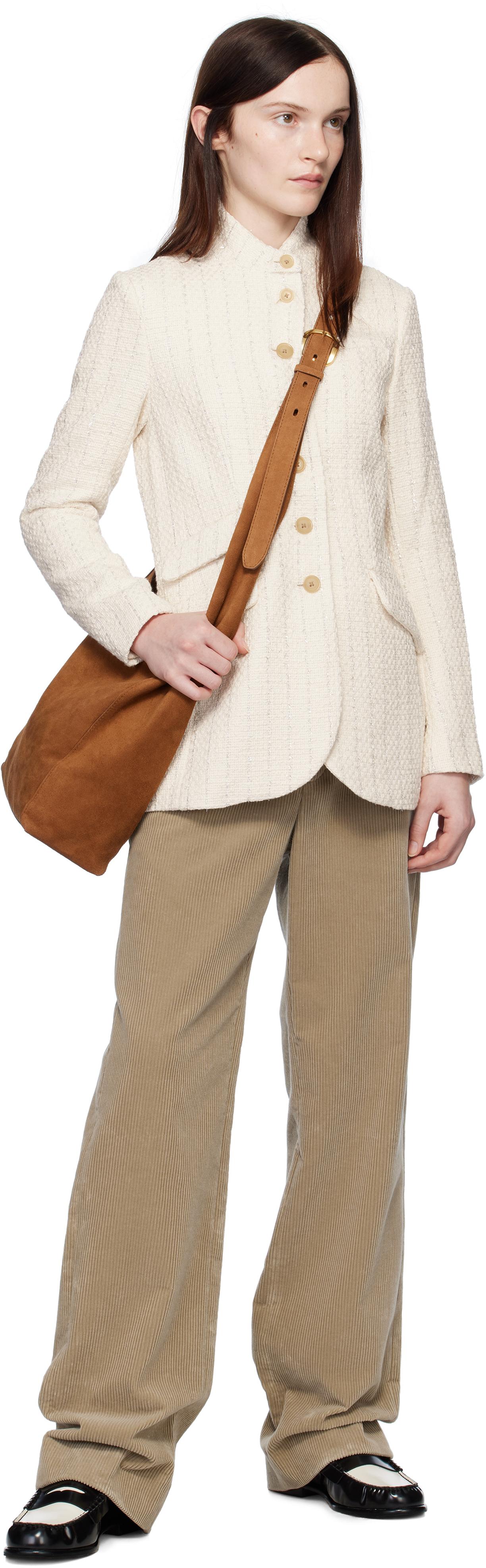 【関税込み】rag & bone ベージュ Slade テーラードジャケット rag-bone-ivory-Off-Slade-Long-
