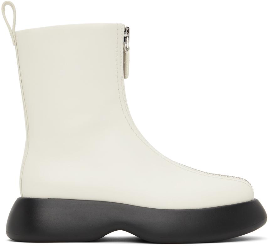 3.1 Phillip Lim レディース ブラック ホワイト Mercer ブーツ ブーツ