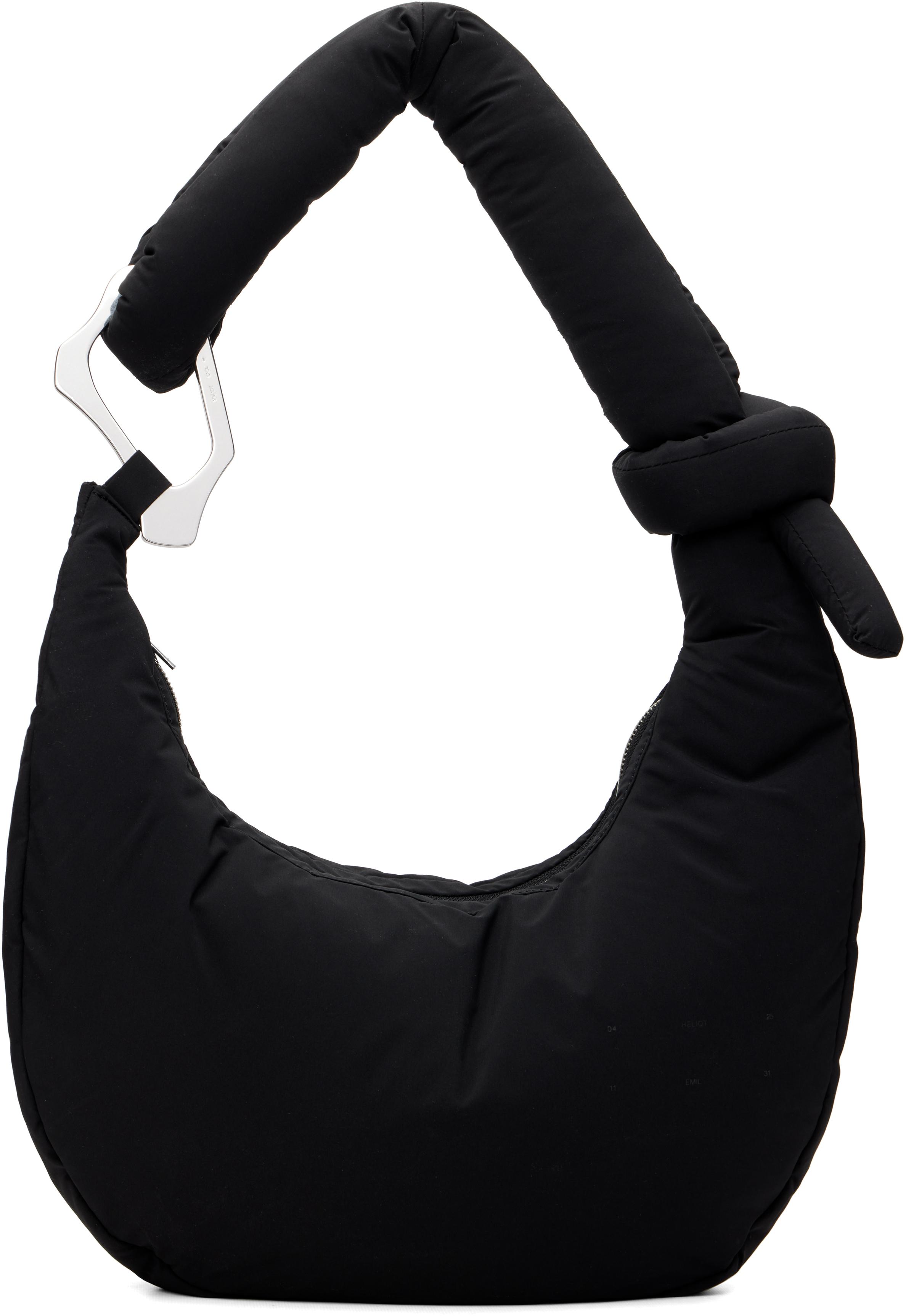 HELIOT EMIL ブラックボディバッグ メンズ HELIOT EMIL バッグが