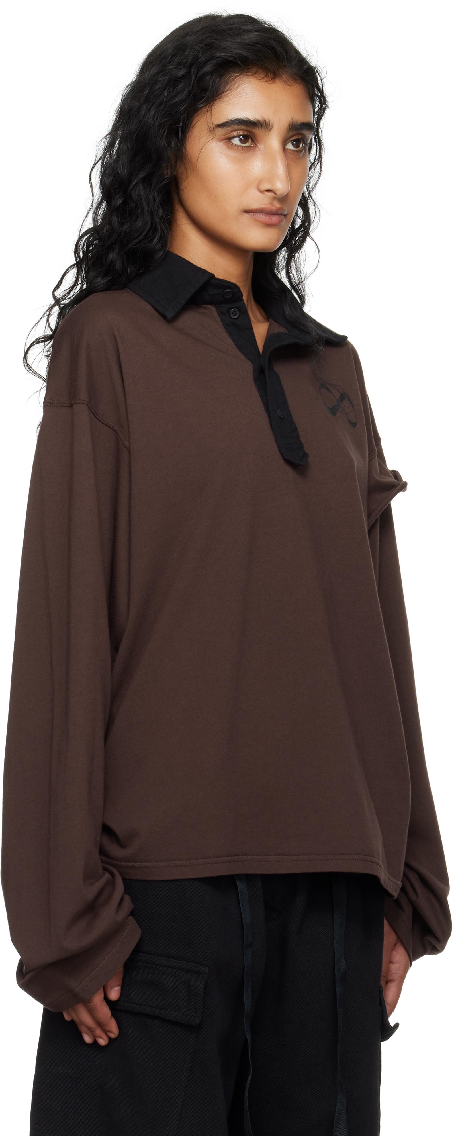 Tシャツ・カットソー [Ottolinger] Women Charmed Top Light Brown Ottolinger for Women FW25 Collection | SSENSE