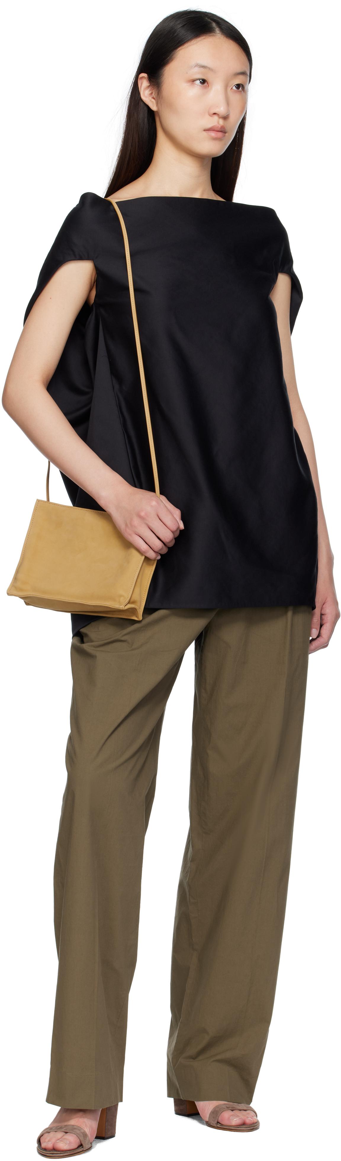 The Row タン ラージ To Go クロスボディバッグ ブラック | Lyst