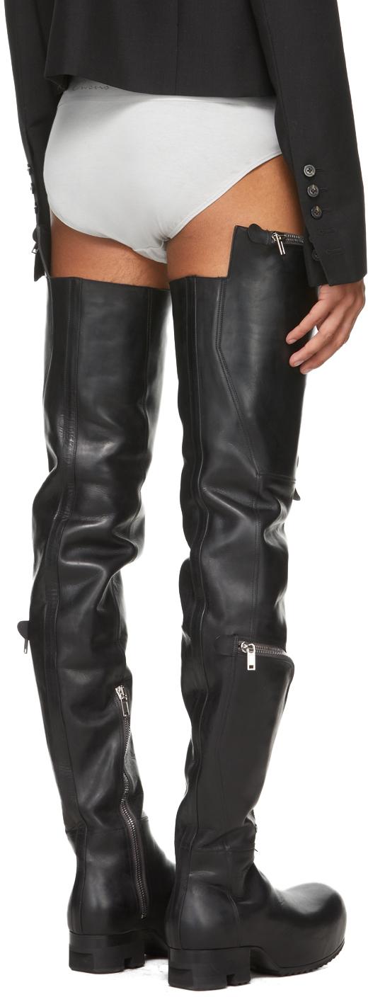 Rick Owens Black Bauhaus Ballast Thigh-high Boots for Men | Lyst Rick Owens Black Bauhaus Ballast Thigh-high Boots for Men | Lyst