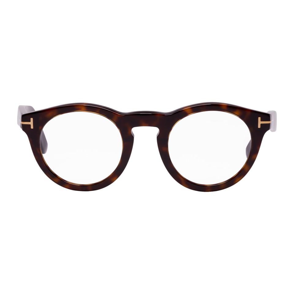 tom ford round tortoise shell glasses