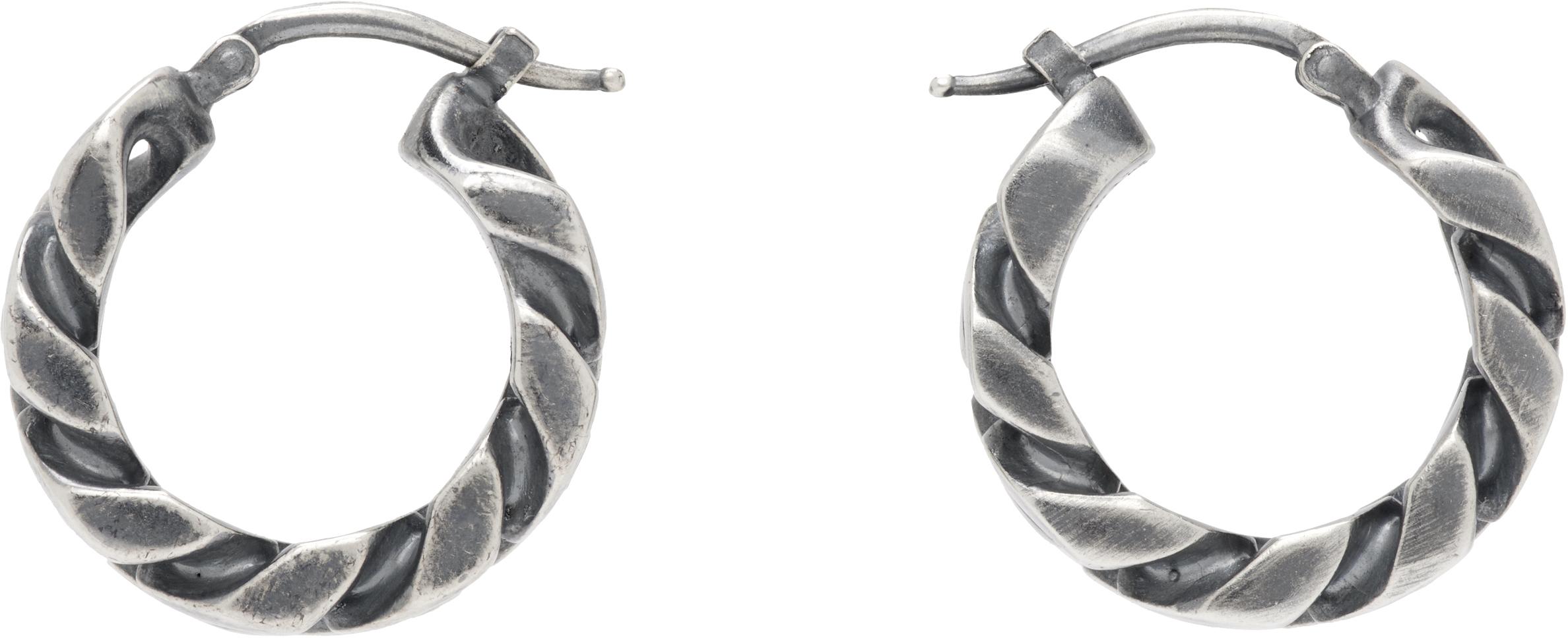 【関税＆送料込み】Mm6 Maison Margiela Minimal Logo 4Mm Ear Mm6 Maison Margiela Minimal Logo 4mm Earrings | Balardi