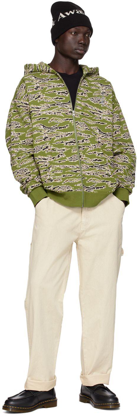 AWAKE NY Green Rhinestone Serif Hoodie for Men Lyst