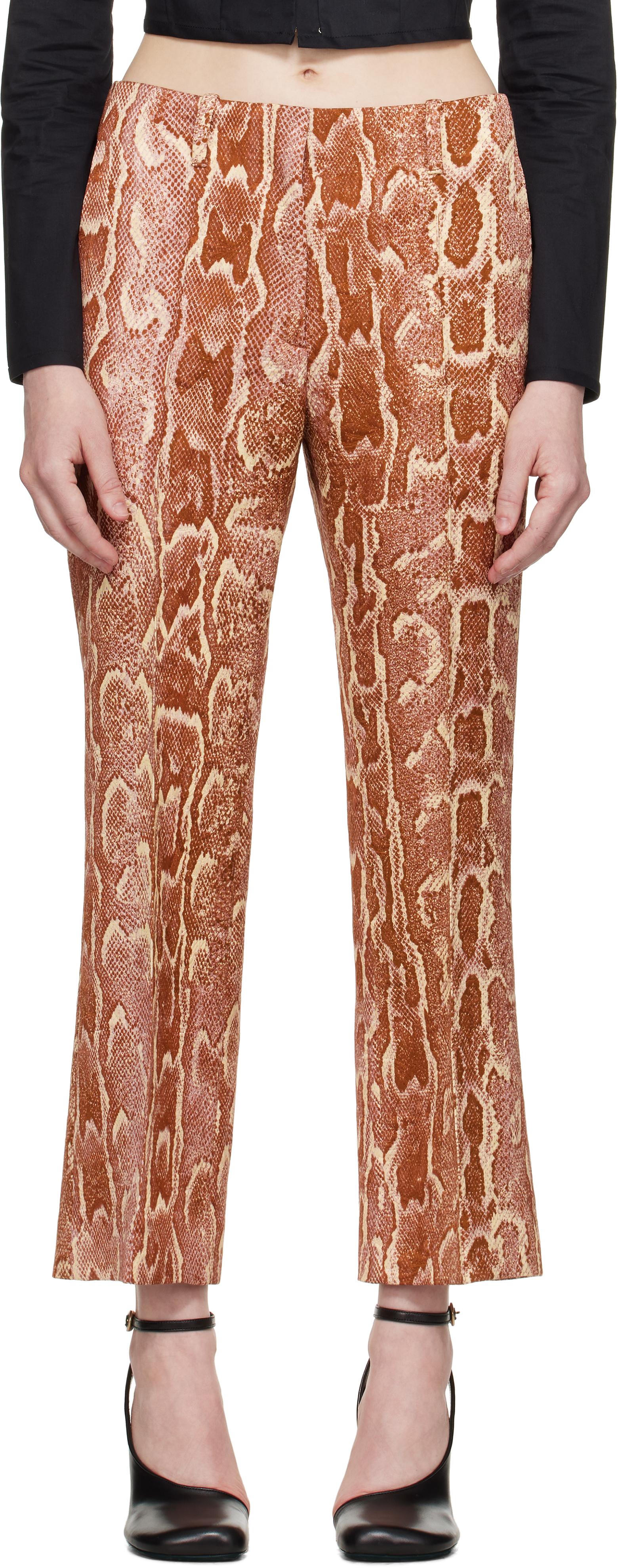 【Dries Van Noten】ビスコース ブレンド ストレート パンツ DRIES VAN NOTEN(ドリスヴァンノッテン) / ストレートパンツ/40