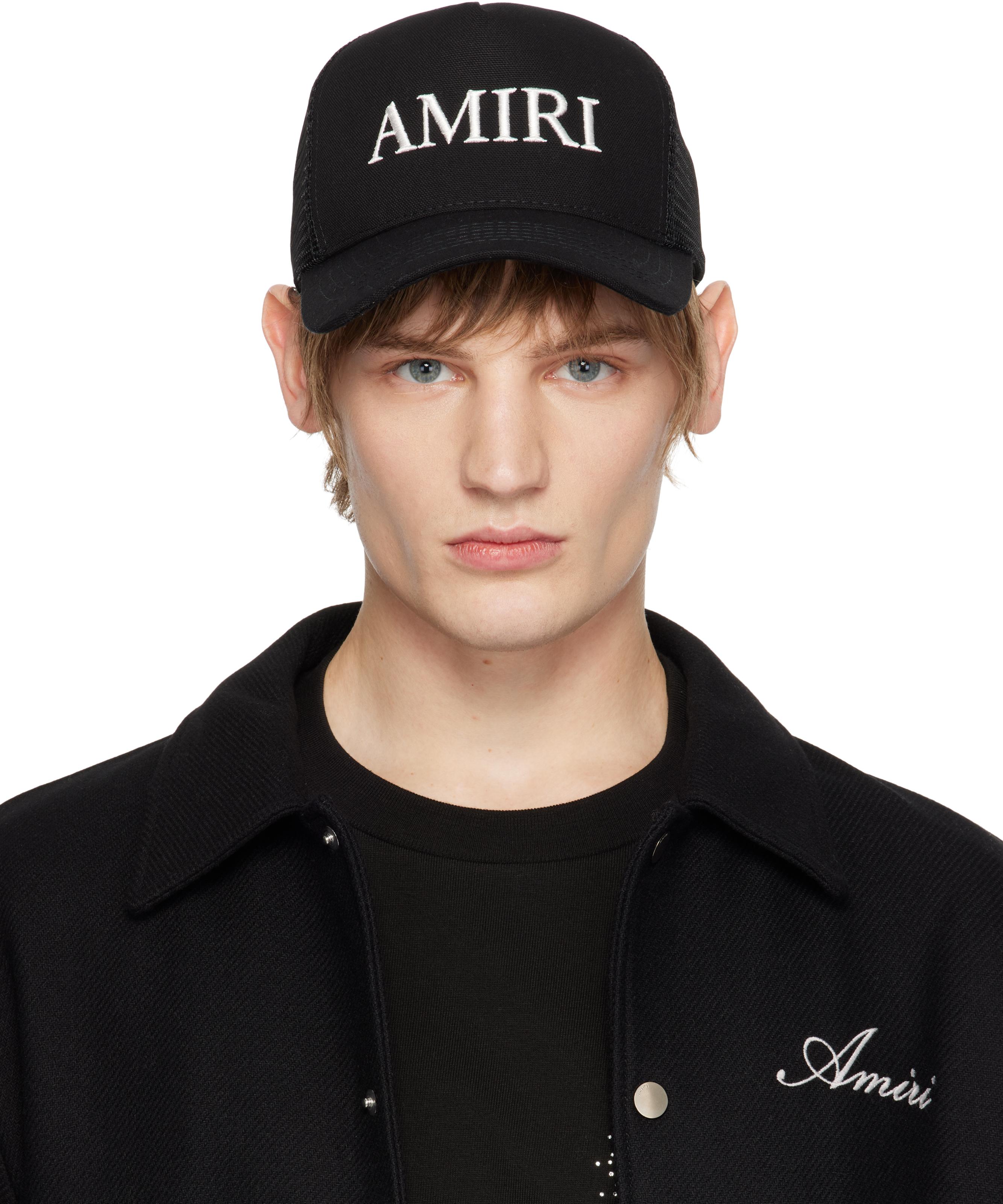 AMIRI ブラック トラッカーキャップ