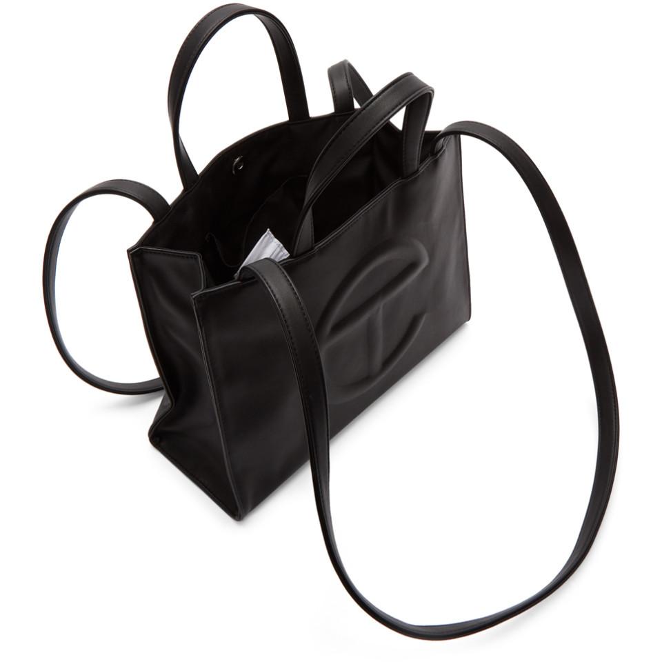 UnBoxing TELFAR Small Tan & Medium Black Shopping Bag