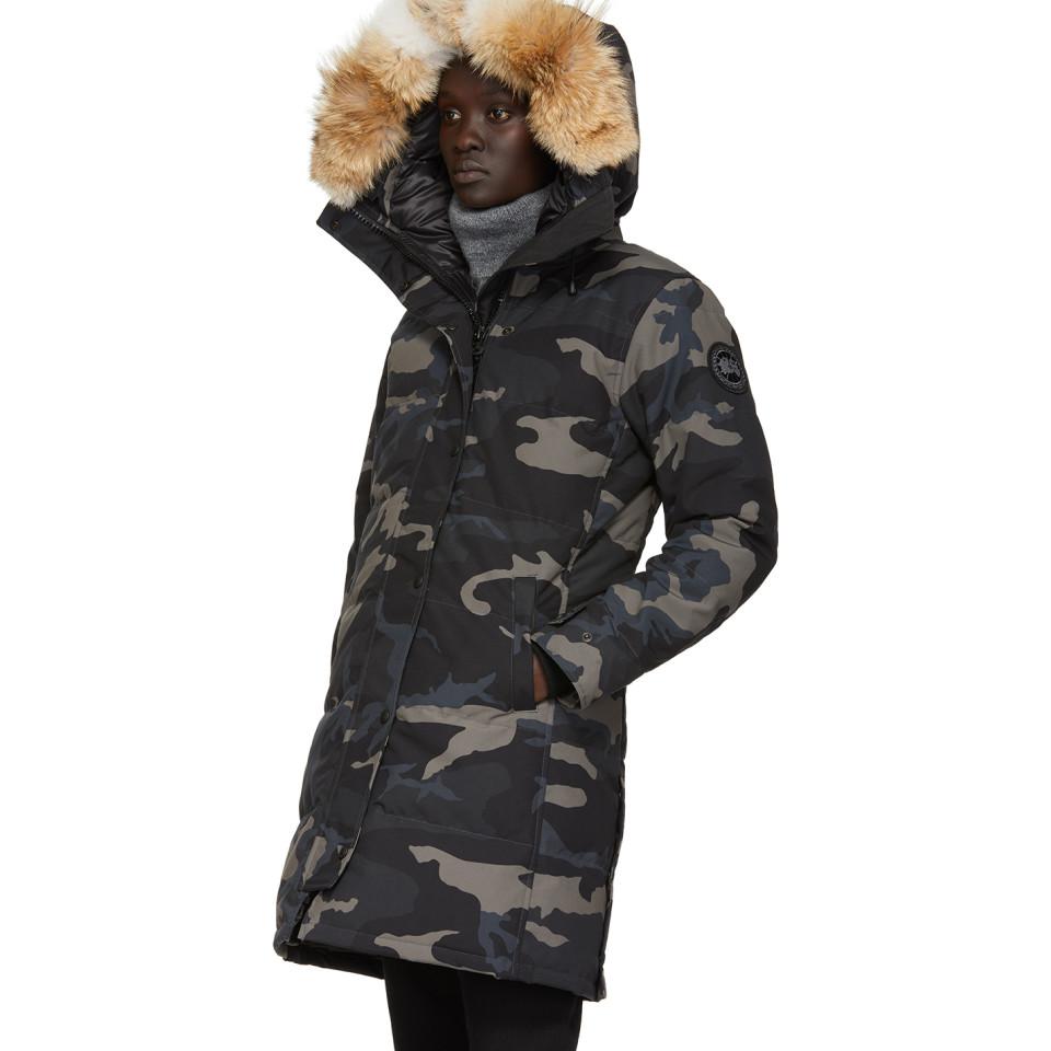 Shelburne parka black label camo Clearance